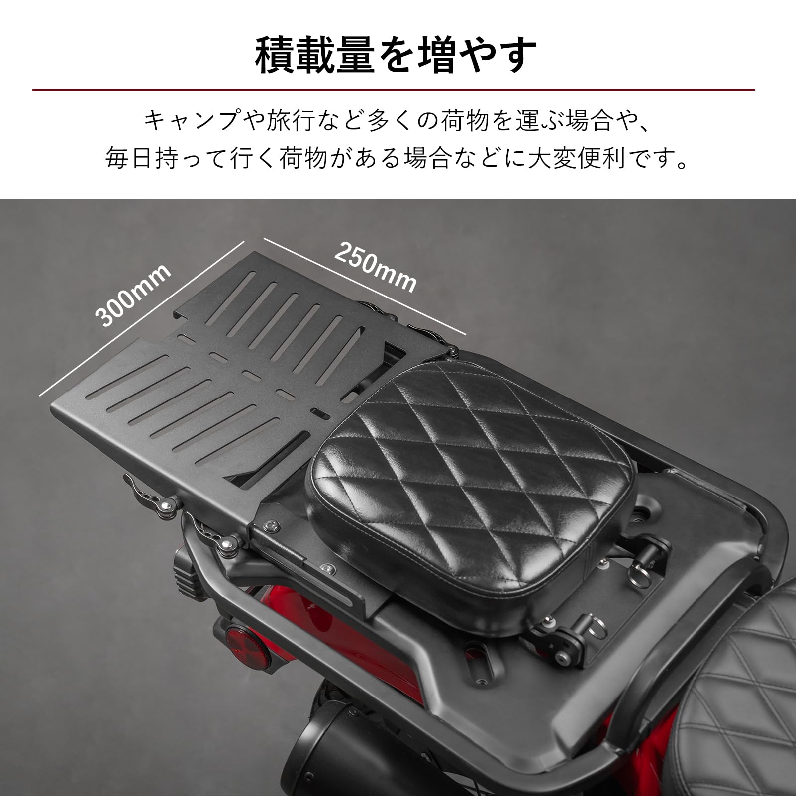 Amazon | HI-LINE タンデムシート スライドキャリア セット CT125